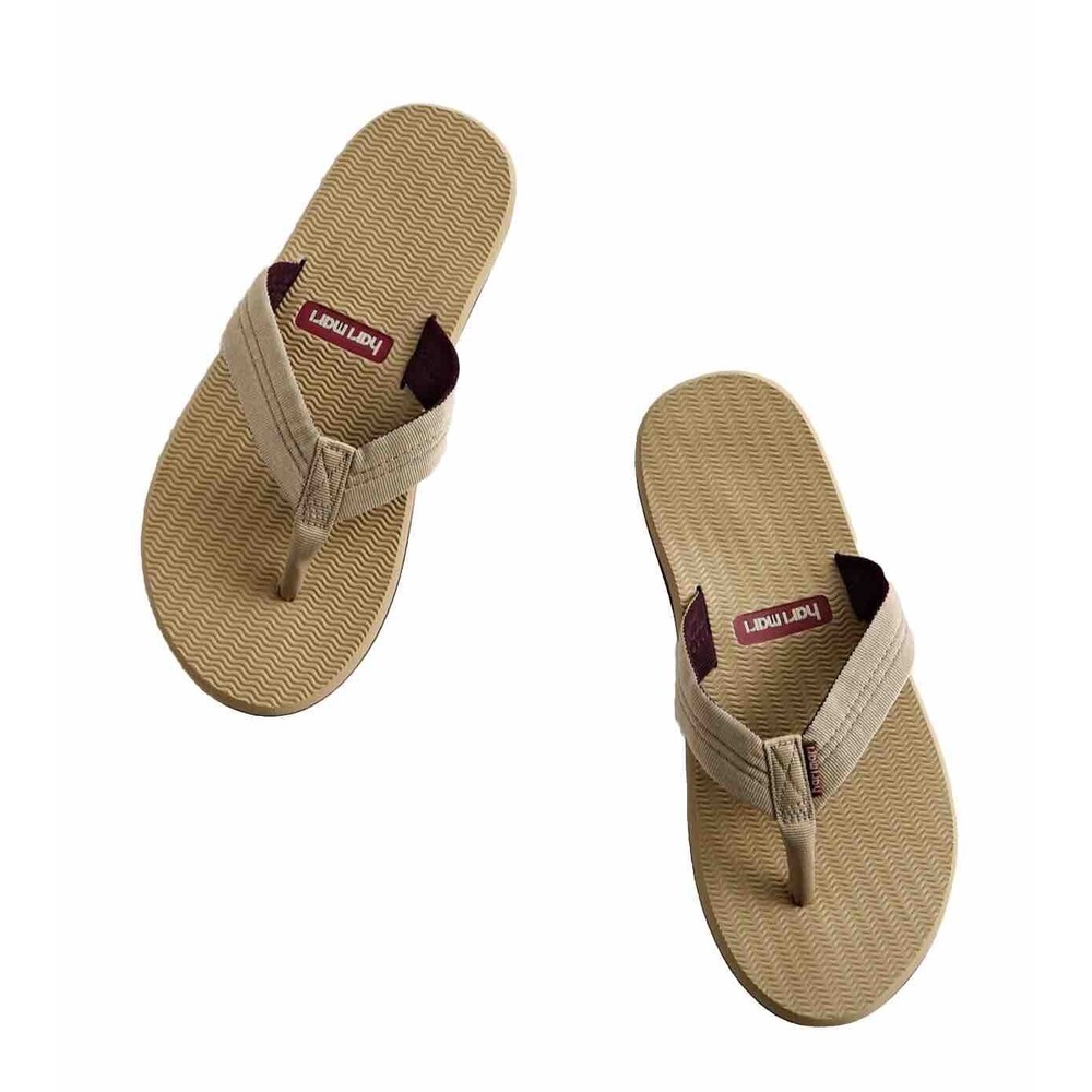 New Hari‎ mari Dunes Flip Flop Slippers Mens Size 8 Sandals Tan